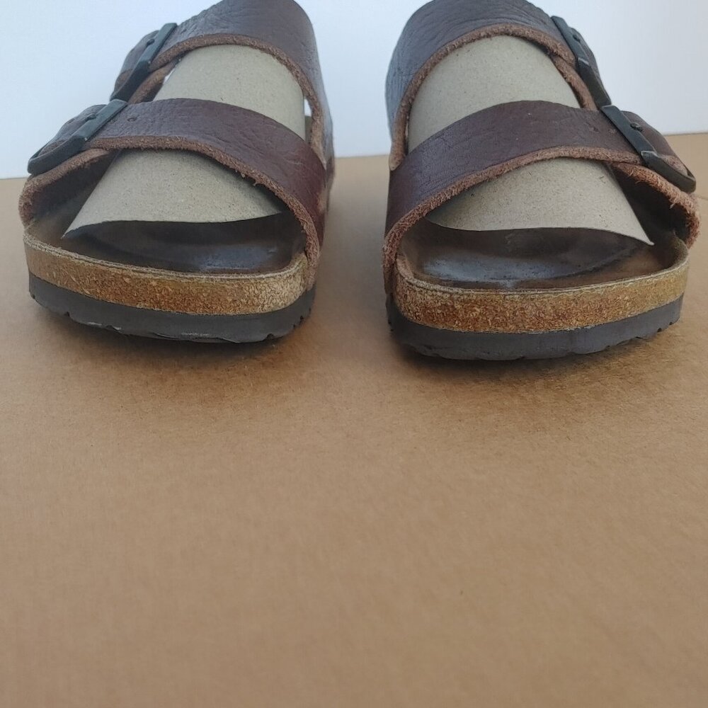 Birkenstock Brown Leather Sandals - Size 36 - Picture 13 of 15